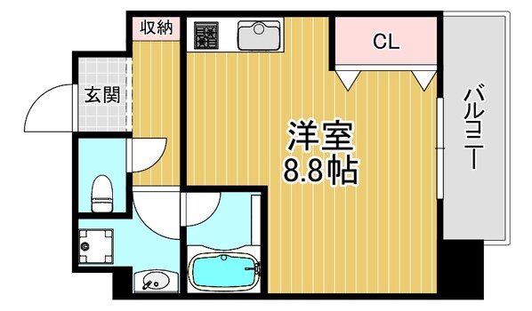 CREA放出西の物件間取画像